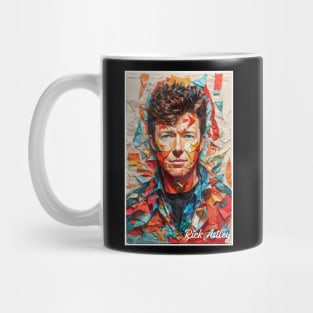 Rick Astley // Paper Art Mug